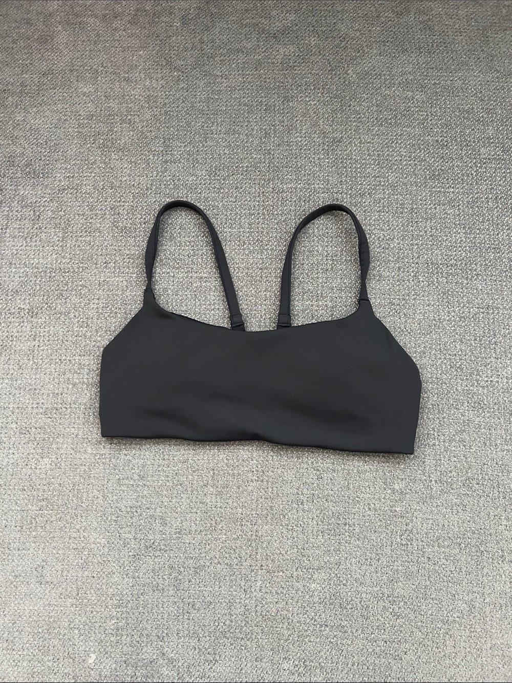lululemon athletica Black Minimalist Strappy Sports Bra